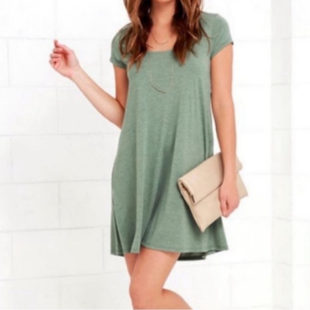 Lulus Others Follow Make a Splash Lace Swing Dress Sz M
